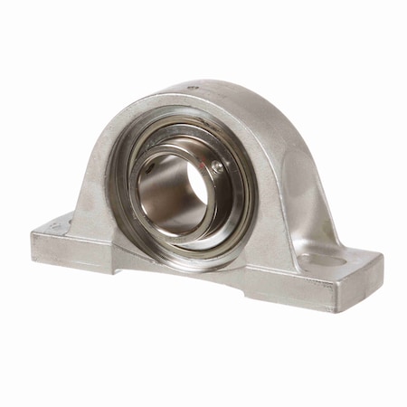 Sealmaster Pillow Block Bearing, Stainless Steel Housing Material, Set Screw, 40 mm Dia, Alloy Steel Insert Material CRPS-PN208 RMW